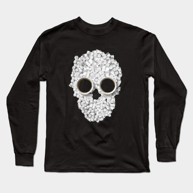 Patrick Seymour • Sugar Skull Long Sleeve T-Shirt by PatrickSeymour